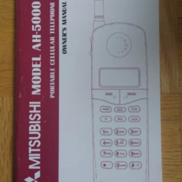 NEW OPEN BOX Mitsubishi AH-5000 Vintage Cell Mobile Phone RARE - Picture 7 of 8